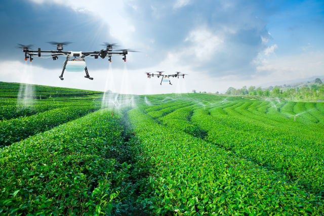 Drones aiding agriculture