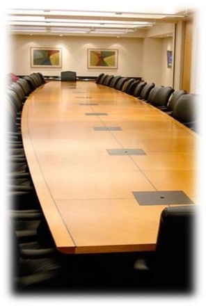 Generic photo of a meeting room