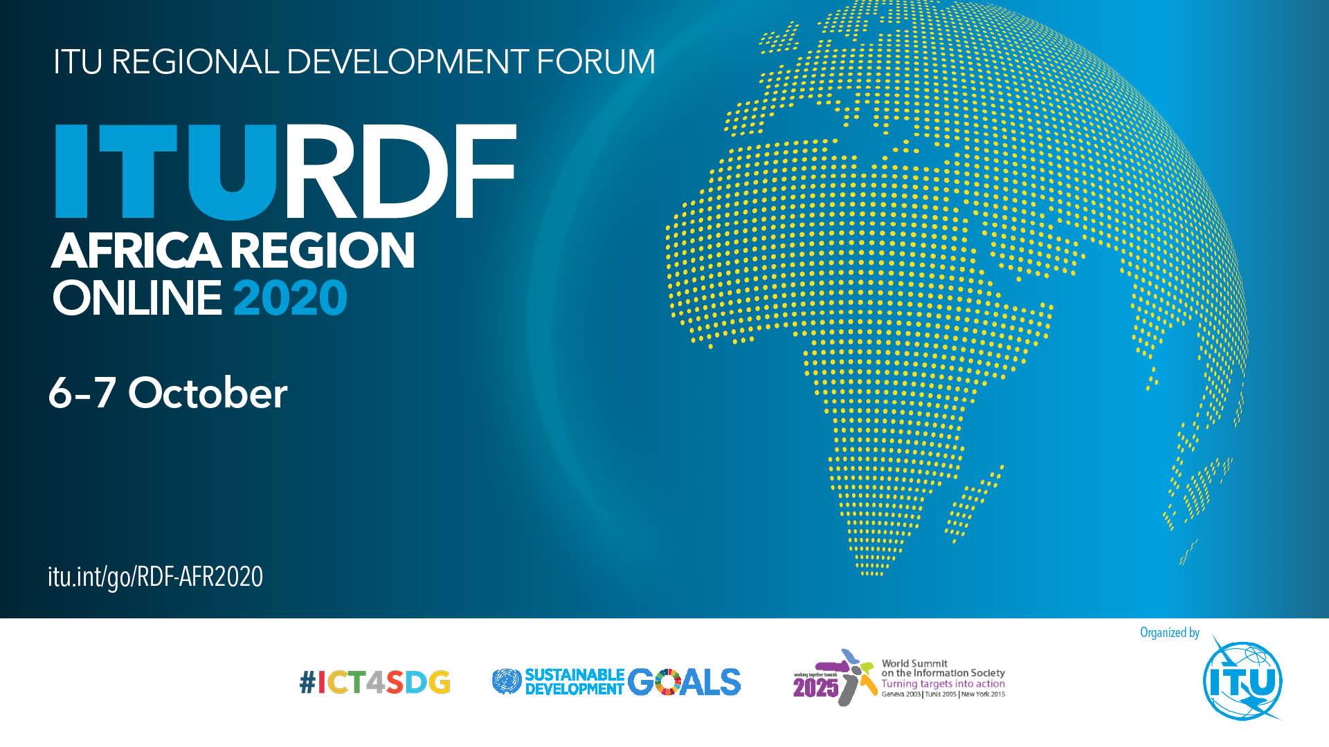 itu regional development forum for africa 6 7 october 2020 with preparatory sessions on 5 october 2020