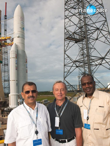 Mr Faraj Elamari, Mr Emmanuel Grave, and Dr Hamadoun I. Touré