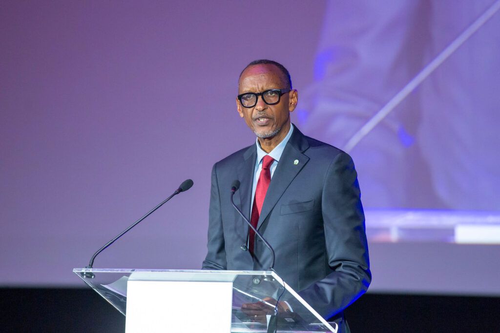 Paul Kagame, President of Rwanda speaking at the SDG Digital event