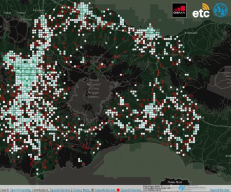 Карта возможности установления соединений в условиях бедствий
