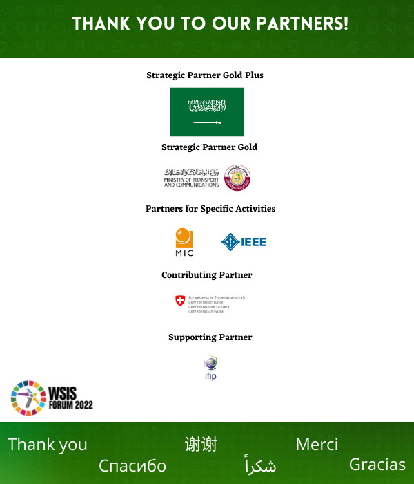 WSIS Forum 2022 Partners