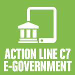 LA C7 E–GOV logo