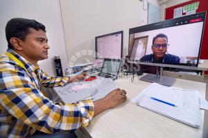 Online Video Call during Office Hour