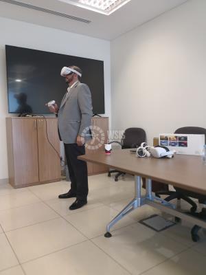 Test de casques VR pour l'apprentissage en réalité virtuelle 3D pour le projet Hajj et Omra